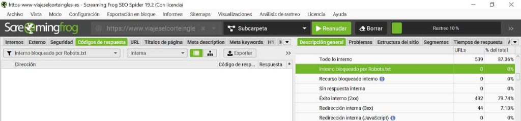 bloqueado por robots txt